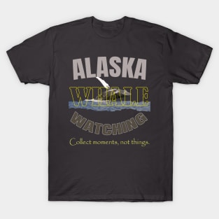 Alaska Whale Watching humpback beluga orca killer whales T-Shirt